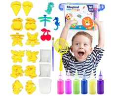 Bez Marki PLASTIKOS PASTA DAŽYMAI ANT VANDENS CREATIVE DIY AQUA GEL VAIKAMS