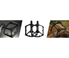 Bez Marki PLATFORMINIAI DVIRAČIO PEDALAI, ALUMINIUMINIAI, NESKLYDINTI, 2 PEDALŲ RINKINYS