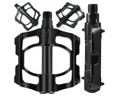 Bez Marki PLATFORMINIAI DVIRAČIO PEDALAI ALUMINIUMINIAI MTB BMX KAIŠČIAI 9/16" LIGHT UNIVERSAL