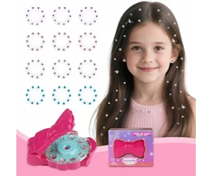 Bez Marki PLAUKŲ RINKINYS 180 MINI CRYSTALS SAFE BROWNING