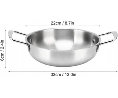 Bez Marki PLIENINIS PUODAS 18cm, BINAURALUS PLOKŠČIUS MAkaronus, TOLYGIUS ŠILDYMAS