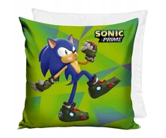 Bez Marki PODUSZKA 40x40 SONIC SONIK POSZEWKA DZIECIĘCA DO SPANIA / OEKO TEX