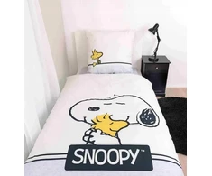 Patalynės komplektas Bez Marki Posciel bawełniana Fistaszki dziecięca Snoopy Pies Snupi 140x200 CERTYFIKAT