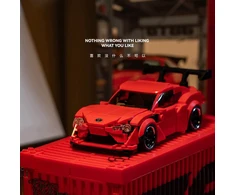 Bez Marki PowerBuild Blocks Automobilis Toyota GT86 417 el. 1:32 „Toyota Sport“ licencija