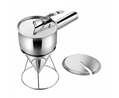 Bez Marki Profesjonalny dozownik do Batter Lejek kuchenny su drutem 1200ML 8MM W Pokrywa