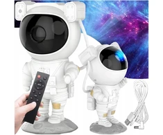 Bez Marki Projektorius GWIAZD ASTRONAUTA LAMPKA LED NOCNA RZUTNIK DLA DZIECI Z PILOTEM