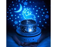 Bez Marki Projektorius gwiazd vaikams rzutnik królik lampka nocna led 3w1
