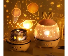 Bez Marki Projektorius gwiazd vaikams rzutnik królik lampka nocna led 3w1