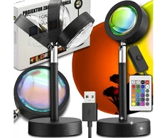 Bez Marki Projektorius Saulėlydžio Efektas, Rgb Spalvos, Valdomas Pulteliu