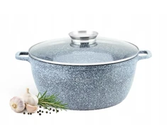 Bez Marki Puodas su keramikine-marmurine danga 24 cm 4,5 L