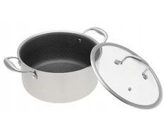 Bez Marki Puodas su nelimpančiu paviršiumi "medaus korys", 24cm, 5l