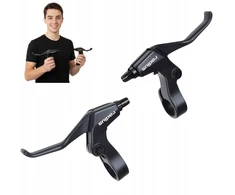 Bez Marki RADIUS V-BRAKE rankenos, juodos, aliumininės, 2-3 pirštų KOMPLEKTAS