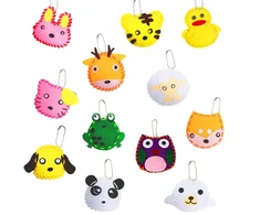 Bez Marki RAKTŲ PAŽADĖTUKU GAMINIMAS RAKTŲ PAŽADĖTUKAS RAKTŲ PAŽADĖLAS DIY PAKABAIKLIAI VAIKAMS 12 Vnt.