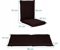 Bez Marki Reguliuojama grindų sofa-fotelis patogiam poilsiui
