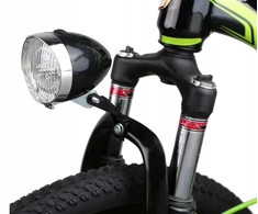 Bez Marki RETRO LED DVIRAČIO PRIEKINIS LEMPAS, Juodas, 3 DIODAI