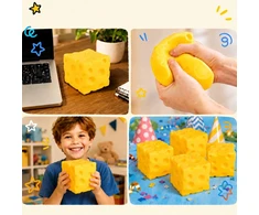 Bez Marki Rinkinyje 1 vnt Gniotek Anti-stress Squishy CHEESE NAUJIENA