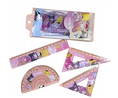 Bez Marki Rinkinys geometryczny Sanrio Kuromi, Cinnamoroll, Pompompurin, My Melody