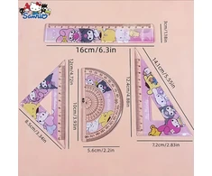Bez Marki Rinkinys geometryczny Sanrio Kuromi, Cinnamoroll, Pompompurin, My Melody