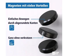 Bez Marki Rinkinys magnesów ferytowych 65 SZTUK MOCNE Juoda