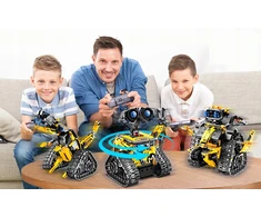 Bez Marki ROBOTŲ BLOKAI NUOTOLINIO PULTO VALDOMA RC 4in1 BIG 672 vnt. PROGRAMAVIMUI