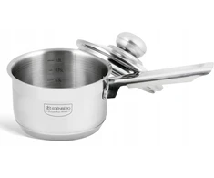 Bez Marki RONDEL Stalowy Z Pokrywą Puodas GRUBE 5xDNO 14cm 1l 3032