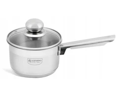 Bez Marki RONDEL Stalowy Z Pokrywą Puodas GRUBE 5xDNO 14cm 1l 3032