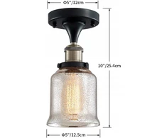 Bez Marki Saint Mossi lampa sufitowa szklana