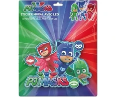 Bez Marki Samoprzylepna Lampka ścienna su diodą LED PJMasks.