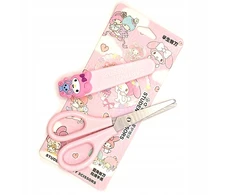 Bez Marki Sanrio My Melody Kuromi vaikiškos žirklės su dangteliu