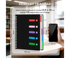 Bez Marki SĄRAŠŲJŲ KNYGELIO A4 SPIRALINĖS KIETOS VIRŠELIO 220 PUSL.
