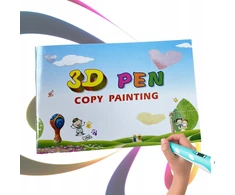 Bez Marki Sąsiuvinis skirtas 3D BEN, 14 PUSLAPŲ – pagrindinės figūros ir formos
