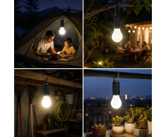 Bez Marki Saulės LED turistinė lempa USB pakabinama su kabliu Camping IP65
