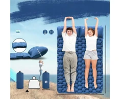 Bez Marki Savaime prisipučiantis KILIMAS, STORIS 9cm, KEMPINGAS ČIUŽINIS PORAMS, NAVY MĖLYNAS
