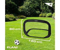Bez Marki Savaireguliuojantys futbolo vartai Pop-up, 2 vienetų rinkinys — vaikiški vartai, futbolo įranga, treniruočių priemonės, sodo vartai, mini aikštelė, dovana berniukui, sporto žaislai