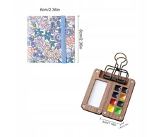 Bez Marki Shimink Mini Sketchbook Set 8 Color Watercolor Box Kelioninis akvarelės rinkinys