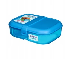 Bez Marki Sistema Lunch Box Śniadaniówka pudełko na śniadanie 1,1 litra mėlyna
