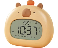 Bez Marki Skaitmeninis žadintuvas KAPIBARA LCD Naktinė lempa TIMER DATA TEMPERATURA