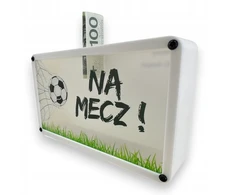 Bez Marki Skarbonka su grafiką, duża NA MECZ PIŁKA NOŻNA prezent urodziny