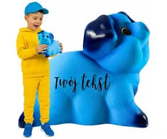 Bez Marki Skarbonka su imieniem dla chłopca dziewczynki PERSONALIZOWANA duża XL świnka