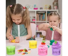 Bez Marki SLIME CUPPIES RINKINYS SALAUKAI KAVĖLĖ KŪRYBINIS ŽAISLAS SLIME DOVANA