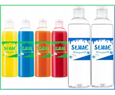 Bez Marki SLIME SET 4 x spalvingas PVA GLUE GLUT AKTIVATORIUS DOVANA