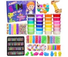 Bez Marki SLIME, SKIRTA, KAD GLUTY SKELBČIŲ DARK CREATIVE GLUTY RINKINYS XXL