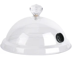 Bez Marki Smoking Cloche Pokrywka zaparzacza dymu Narzędzie kuchenne Prezentacja żywności Dia 21.5 cm