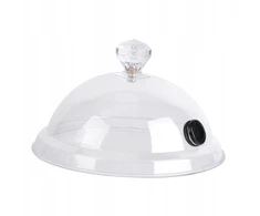 Bez Marki Smoking Cloche Priedas Dome Clear Food Presentation Skersmuo 31,5 cm