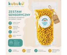 Bez Marki Spalvingi sensoriniai avinžirniai XXL 500 ml Montesori žaidimų mišinys