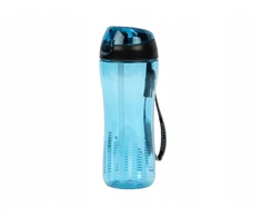 Bez Marki Sportinė gertuvė su silikoniniais šiaudeliais 550 ml, mėlynos spalvos