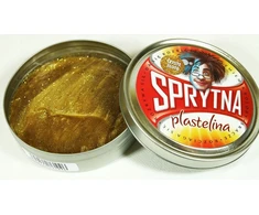 Bez Marki Sprytna Plastelina Czyste Złoto 80g XXL Didelė Brokatowa DYSTRYBUTOR POLSKA