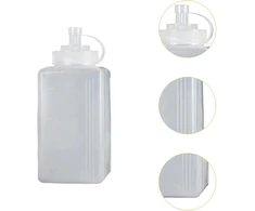 Bez Marki Squeeze Bottle Sauce Dozatorius Namų naudojimui Kečupo prieskonių talpyklė 600ml