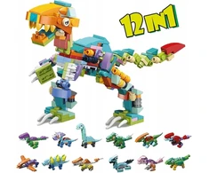 Bez Marki Statybiniai blokai Dinozaurai Figūros Gyvūnai Rinkinys DINOZAURAS Tiranozauras 12in1 žaislas