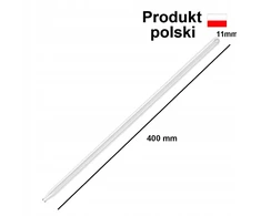 Bez Marki STIKLINĖ VYNO PIPETE 40 cm, rankų darbo